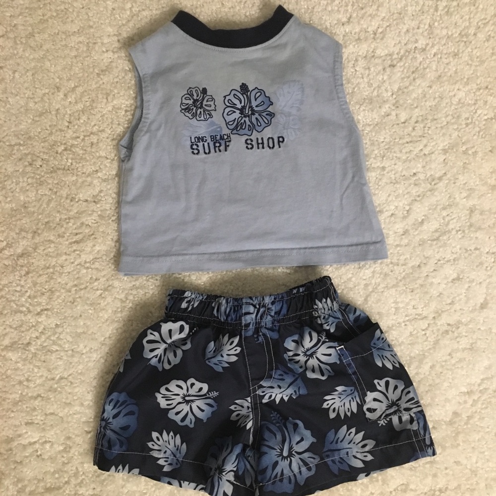 Baby Swim Trunks & Tank
